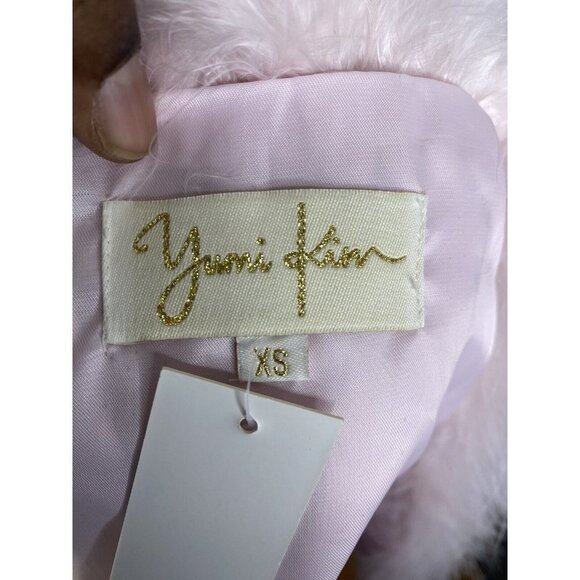 Yumi Kim Womens 100% Feather‎ Fur Vest Open Sleeveless Pink Size XS - Picture 4 of 6